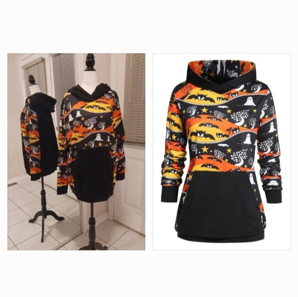 2/$50 New Halloween Hoodie - Size 1X (US16)